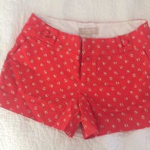 Banana republic orange shorts